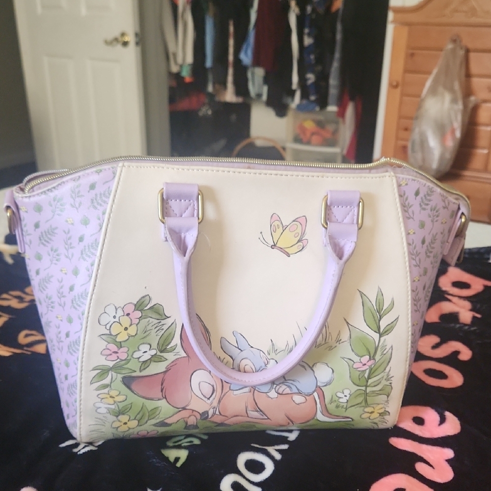 Lavender Floral Women's Bag